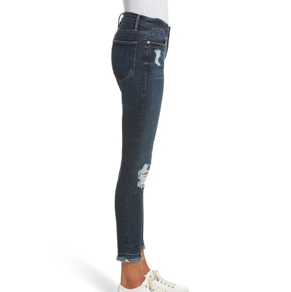 Frame | Le High Skinny Distressed Jeans Montclair - Picture 2 of 8